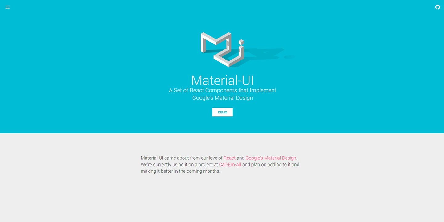 Material UI - Material Design