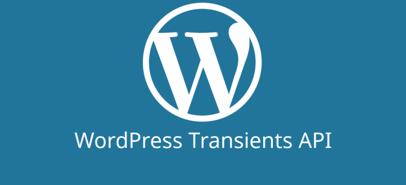 API Tanımı : WordPress Transients API